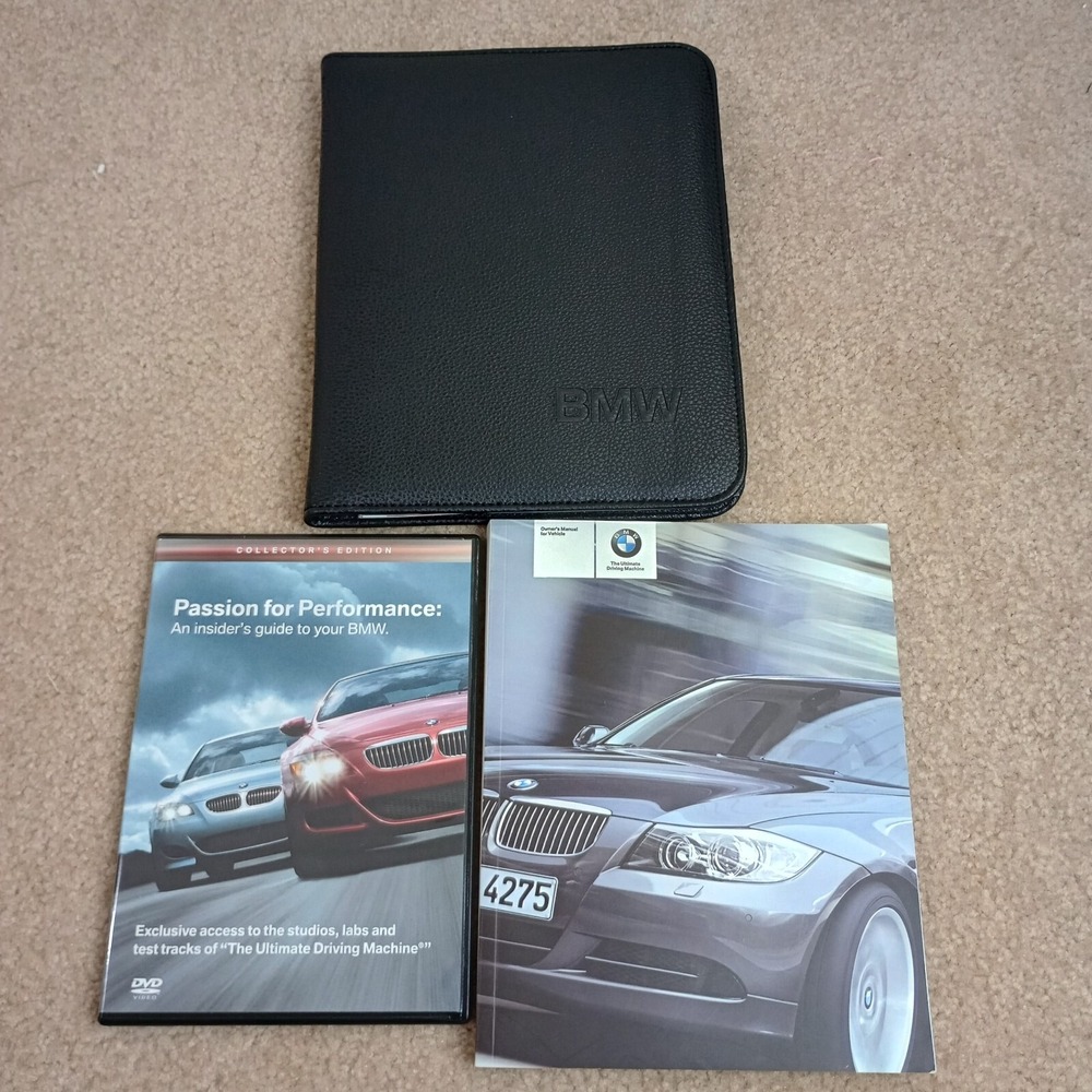 2005 BMW 325i 330i Owners Manual DVD Case And Booklet